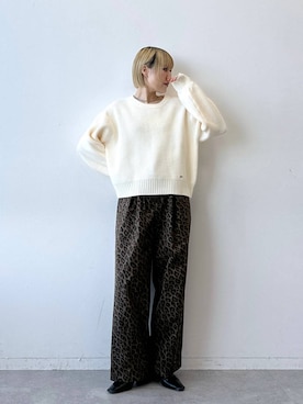 「アイテム（チノパンツ）」を使った、たけおさん（レディース・157cm・30代）の秋コーディネート