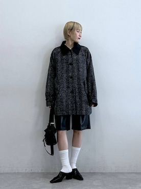 「RAGEBLUE（レイジブルー）のアイテム（ジャケット/アウター）」を使った、たけおさん（レディース・157cm）の秋コーディネート