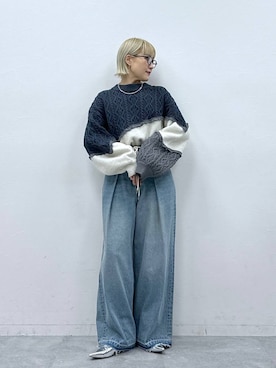 たけおさん（レディース・157cm）の秋コーディネート