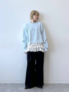 「アイテム（キャミソール）」を使った、たけおさん（レディース・157cm・30代）の秋コーディネート