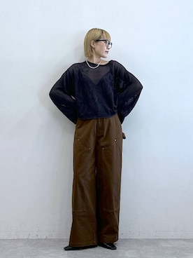「アイテム（チノパンツ）」を使った、たけおさん（レディース・157cm・30代）の夏コーディネート