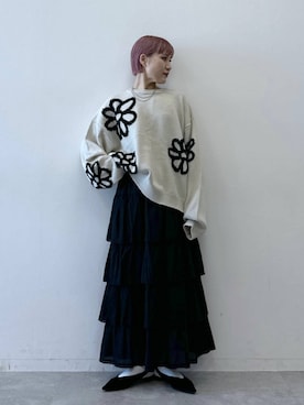 たけおさん（レディース・157cm）の冬コーディネート