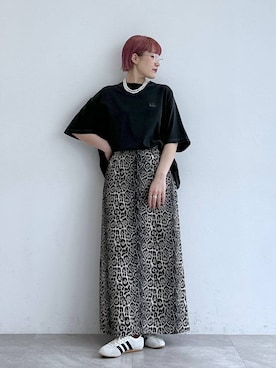 「RAGEBLUE（レイジブルー）のアイテム（スニーカー）」を使った、たけおさん（レディース・157cm）の春コーディネート