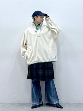 「アイテム（スウェット）」を使った、たけおさん（レディース・157cm・30代）の秋コーディネート