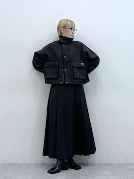 「アイテム（ブルゾン）」を使った、たけおさん（レディース・157cm）の秋コーディネート