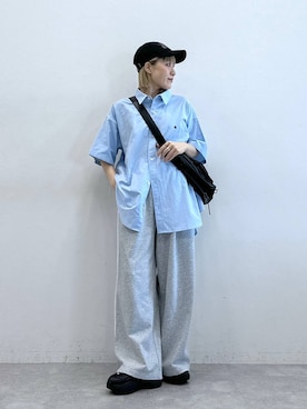 「アイテム（キャップ）」を使った、たけおさん（レディース・157cm・30代）の夏コーディネート
