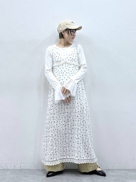 「アイテム（チノパンツ）」を使った、たけおさん（レディース・157cm・30代）の冬コーディネート