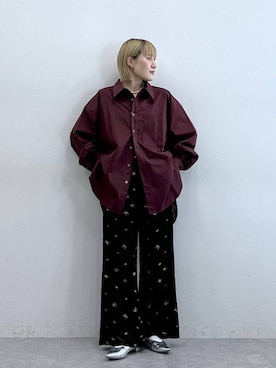 「RAGEBLUE（レイジブルー）のアイテム」を使った、たけおさん（レディース・157cm）の夏コーディネート