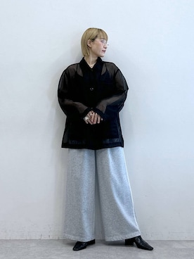 「アイテム（スウェットパンツ）」を使った、たけおさん（レディース・157cm・30代）の夏コーディネート