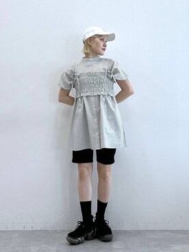 たけおさん（レディース・157cm）の夏コーディネート