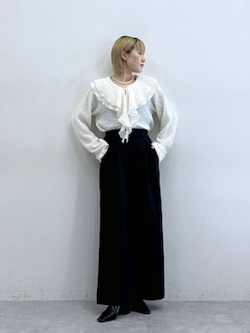 「アイテム（テーラードジャケット）」を使った、たけおさん（レディース・157cm・30代）の夏コーディネート