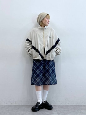 「アイテム（ブルゾン）」を使った、たけおさん（レディース・157cm・30代）の夏コーディネート
