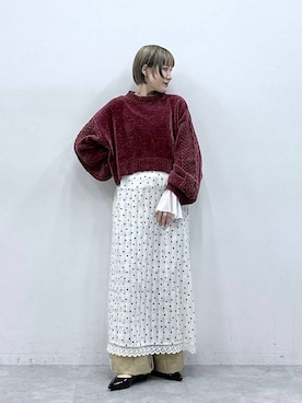 「アイテム（チノパンツ）」を使った、たけおさん（レディース・157cm・30代）の冬コーディネート