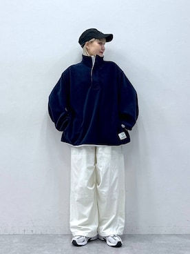 「アイテム（スウェット）」を使った、たけおさん（レディース・157cm・30代）の秋コーディネート