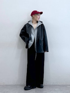 「アイテム（パーカー）」を使った、たけおさん（レディース・157cm・30代）の秋コーディネート