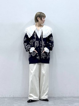 「アイテム（チノパンツ）」を使った、たけおさん（レディース・157cm・30代）の冬コーディネート