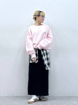「アイテム（スウェット）」を使った、たけおさん（レディース・157cm・30代）の秋コーディネート