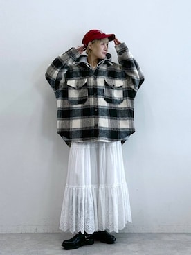 「アイテム（ブルゾン）」を使った、たけおさん（レディース・157cm・30代）の秋コーディネート