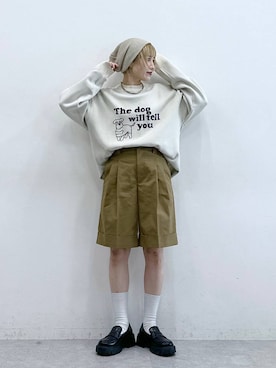 「RAGEBLUE（レイジブルー）のアイテム（帽子）」を使った、たけおさん（レディース・157cm）の秋コーディネート