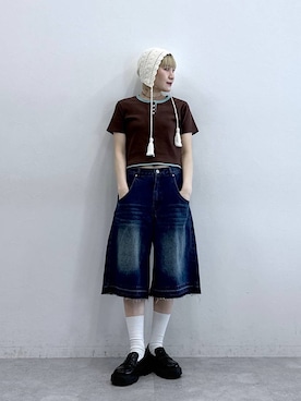 たけおさん(レディース・157cm)の夏コーディネート