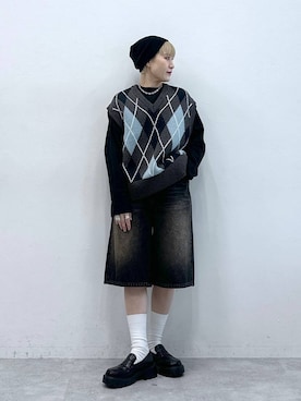 たけおさん（レディース・157cm）の冬コーディネート