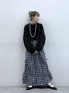 「RAGEBLUE（レイジブルー）のアイテム（アクセサリー）」を使った、たけおさん（レディース・157cm）の冬コーディネート