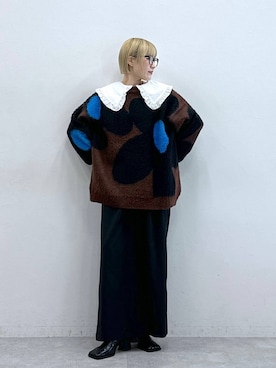 「アイテム（テーラードジャケット）」を使った、たけおさん（レディース・157cm・30代）の秋コーディネート