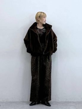 「アイテム（チノパンツ）」を使った、たけおさん（レディース・157cm・30代）の冬コーディネート