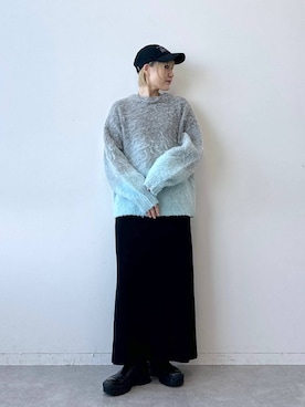 「RAGEBLUE（レイジブルー）のアイテム（キャップ）」を使った、たけおさん（レディース・157cm）の秋コーディネート