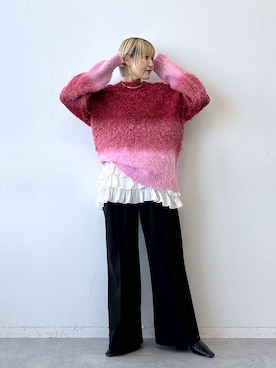 「アイテム（キャミソール）」を使った、たけおさん（レディース・157cm・30代）の秋コーディネート