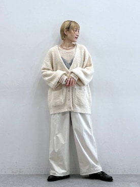 「アイテム（チノパンツ）」を使った、たけおさん（レディース・157cm・30代）の秋コーディネート