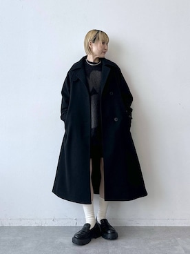 「RAGEBLUE（レイジブルー）のアイテム（ジャケット/アウター）」を使った、たけおさん（レディース・157cm）の秋コーディネート