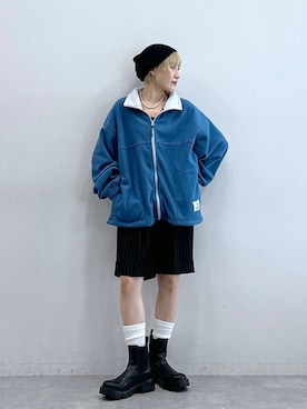 「アイテム（スウェット）」を使った、たけおさん（レディース・157cm・30代）の秋コーディネート