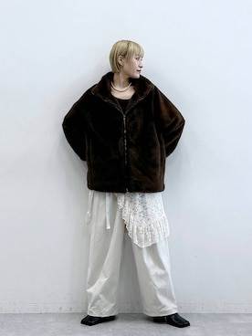 「アイテム（チノパンツ）」を使った、たけおさん（レディース・157cm・30代）の秋コーディネート