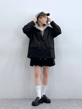「アイテム（スカート）」を使った、たけおさん（レディース・157cm・30代）の秋コーディネート