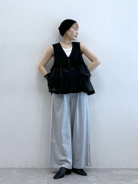「アイテム（スウェットパンツ）」を使った、たけおさん（レディース・157cm・30代）の夏コーディネート