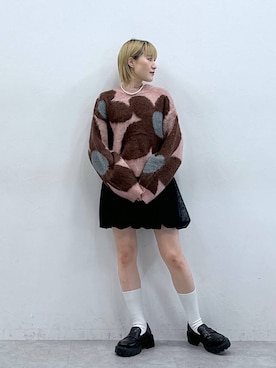 「アイテム（ローファー）」を使った、たけおさん（レディース・157cm・30代）の夏コーディネート