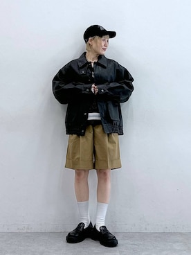 「アイテム（チノパンツ）」を使った、たけおさん（レディース・157cm・30代）の秋コーディネート