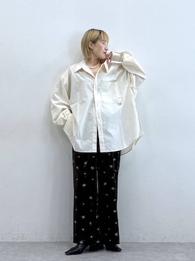 「アイテム（スウェットパンツ）」を使った、たけおさん（レディース・157cm・30代）の夏コーディネート