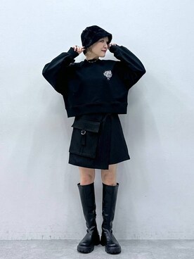 「アイテム（スウェット）」を使った、たけおさん（レディース・157cm・30代）の秋コーディネート