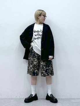 「アイテム（スウェット）」を使った、たけおさん（レディース・157cm・30代）の冬コーディネート