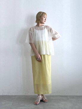 たけおさん(レディース・157cm)の夏コーディネート