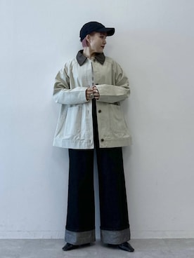 「アイテム（帽子）」を使った、たけおさん（レディース・157cm・30代）の冬コーディネート
