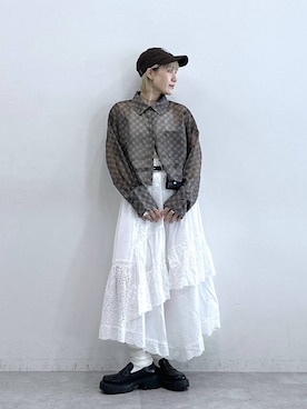 たけおさん(レディース・157cm)の夏コーディネート