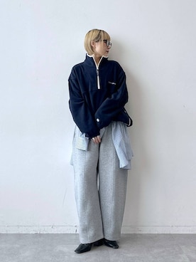 「アイテム（メガネ）」を使った、たけおさん（レディース・157cm・30代）の秋コーディネート