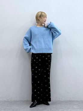 「RAGEBLUE（レイジブルー）のアイテム」を使った、たけおさん（レディース・157cm）の秋コーディネート