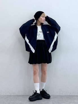 「アイテム（ニットキャップ/ビーニー）」を使った、たけおさん（レディース・157cm・30代）の夏コーディネート
