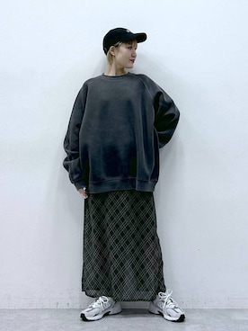 「アイテム（スウェット）」を使った、たけおさん（レディース・157cm・30代）の冬コーディネート