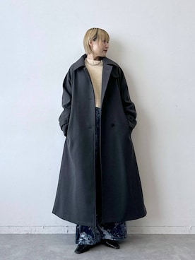 「RAGEBLUE（レイジブルー）のアイテム（ジャケット/アウター）」を使った、たけおさん（レディース・157cm）の秋コーディネート