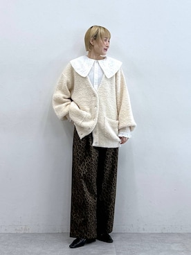 「アイテム（チノパンツ、その他）」を使った、たけおさん（レディース・157cm）の秋コーディネート